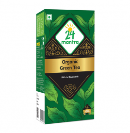 24 Mantra Organic Green Tea   Box  100 grams
